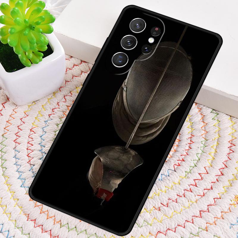 Fencing Sport Phone Case for Samsung Galaxy Note 10 Pro S26 Ultra S23 S24 FE S25 S21 S22 PLUS Shockproof Cove