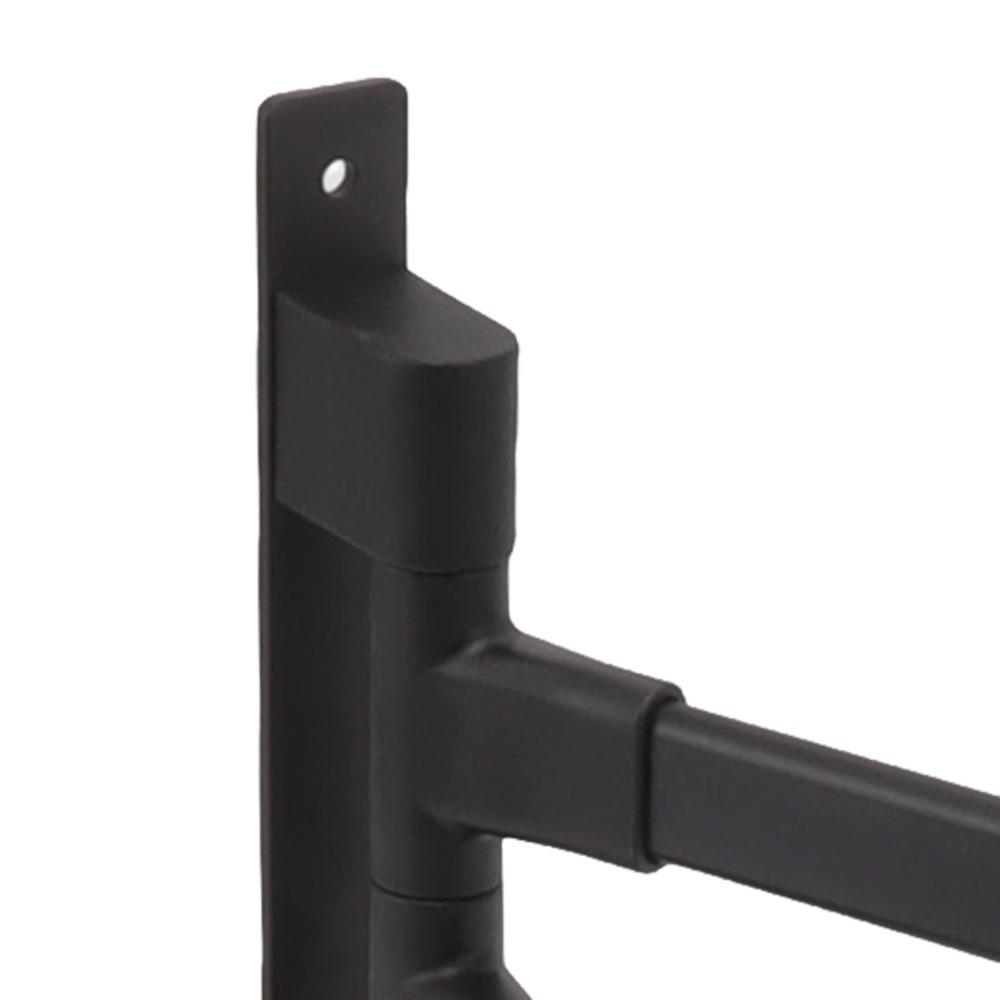 Thicken Design Swivel Towel Rack Aluminum Swing Arm Towel Rack Swivel Towel Bar  Space Saving 3-Arm