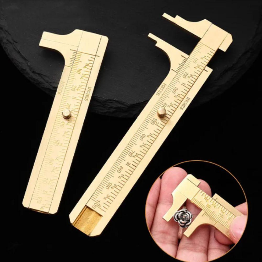 MM Inch Brass Caliper Dual Scale Measuring Tool Precision Measurement Tool Length Measurement