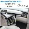 For Mercedes R Class W251 2006-2017 Car-Styling  Carbon Fiber Car Interior Center Console Color Change Molding Sticker Decals