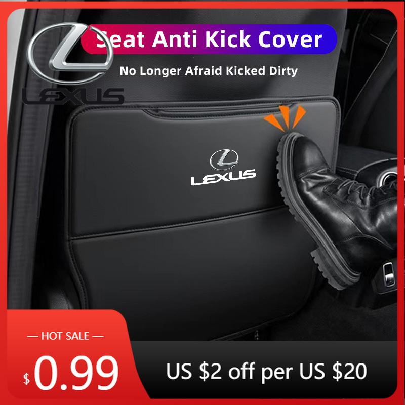 BJYL6 Interior Stickers Car Seat Anti Kick Pad Leather Protective Cover For Lexus GS IS LS500h ES260 ES300h RX350h NX260 UX260 LM LC R