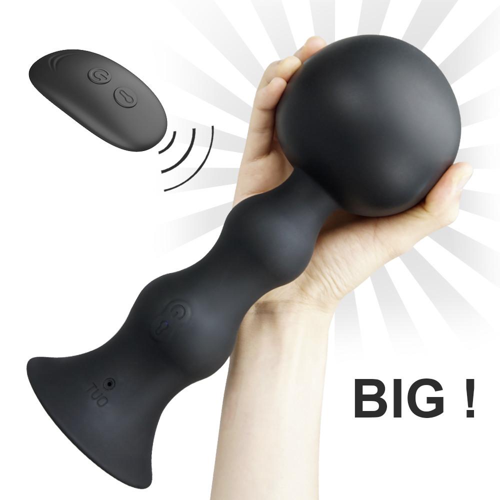 Drahtlose Aufblasbare Butt Plug Männlichen Prostata-massagegerät Vibrator Anus Expansion Anal Spielzeug G-punkt Stimulator Sex Spielzeug Für Männer Homosexuell