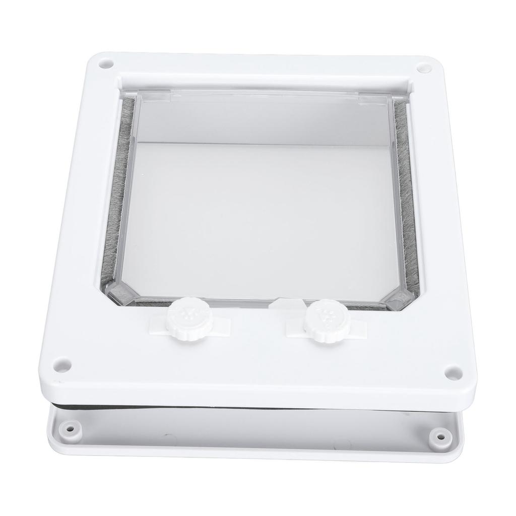 Pet Door Double Rotary Switch Easy To Clean Strong Construction Long Lasting Use Cat Dog Flap Door