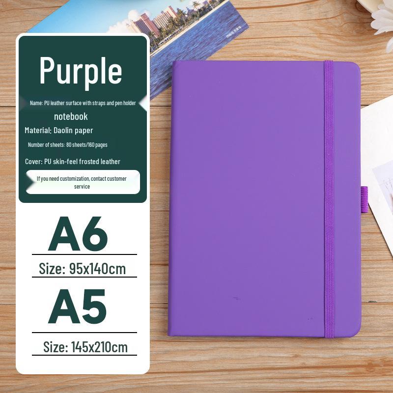 Individuelles A5 Dickes Notizbuch & A6 Tragbarer Planer Journal
