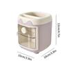 1PC Desktop Storage Box Cartoon Cute Office Large Capacity Pencil Holder Student Stationery Multi-functional Makeup Brush