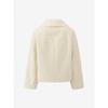 Cc Collect Fur Jacket With Metallic Toggle Decoration C254psj611