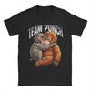 Punch Monkey Funny Animal T Shirt for Men 100 Cotton Fashion for Male TShirts Crew Neck  Tees Short Sleeve Tops Graphic