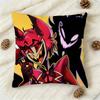 Alastor H-Hazbin H-Hotel Double-Sided Printed Square Decorative Cushion Cover For Sofa Living Room Home Decor