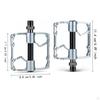 Bike Pedals Sturdy Bicycle for Riding Essentials Components Repairing Black