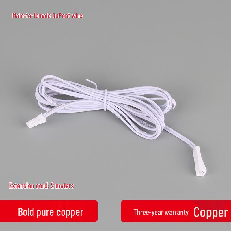 LED Strip Light with Induction Control for Wine Cabinets and Wardrobes, DuPont Interface, 12V Transformer Included