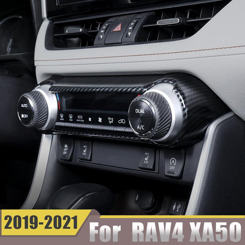 For Toyota RAV4    2022 RAV 4 XA50 Car Air Conditioning Knob Climate Control Switch Speed Button Cover Accessories