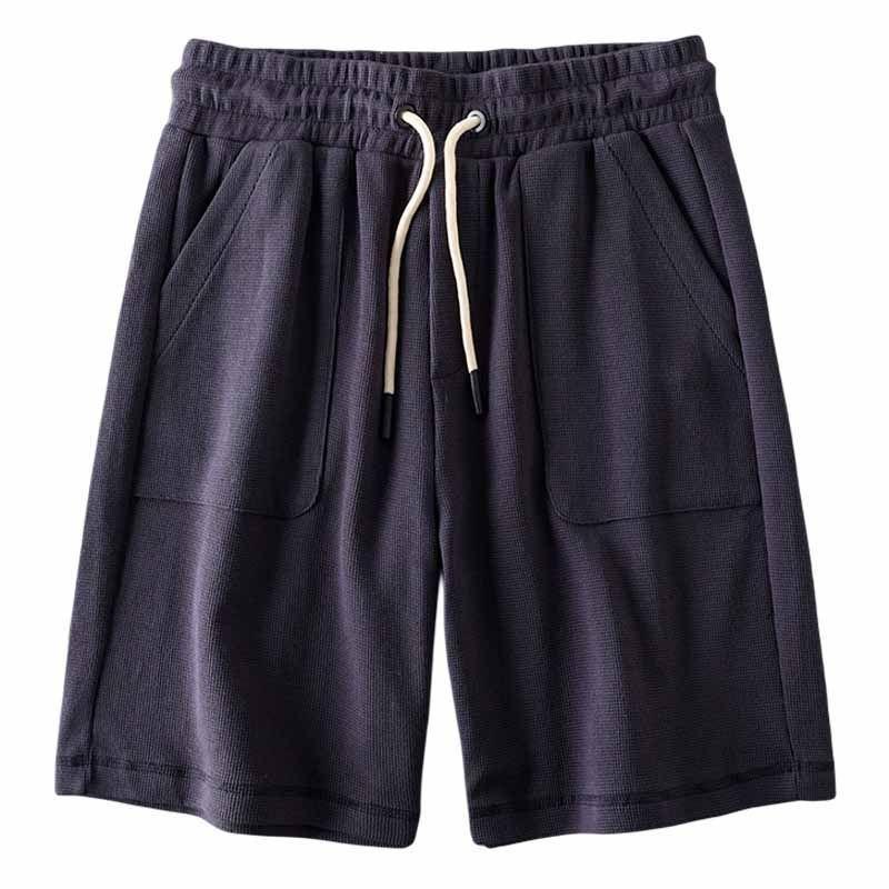 Export Original Tail Order Japanese Style Waffle Shorts Men's Summer Casual American Heavy Weight Pure Cotton Fifth Pants Men's Trousers