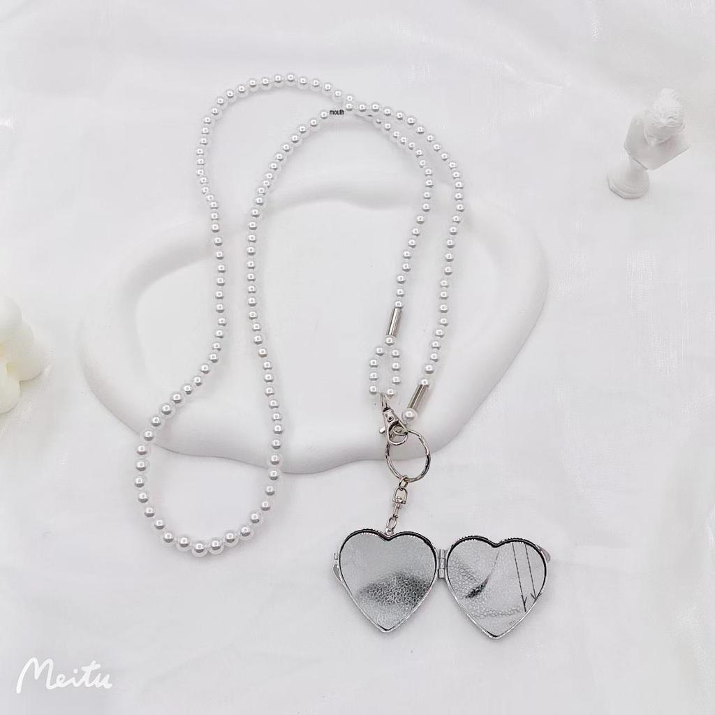 Free Shipping: Stylish Pearl Waist Chain & Heart Charm Crossbody Strap for Women - Versatile Fashion Belt for Skirts & Dresses