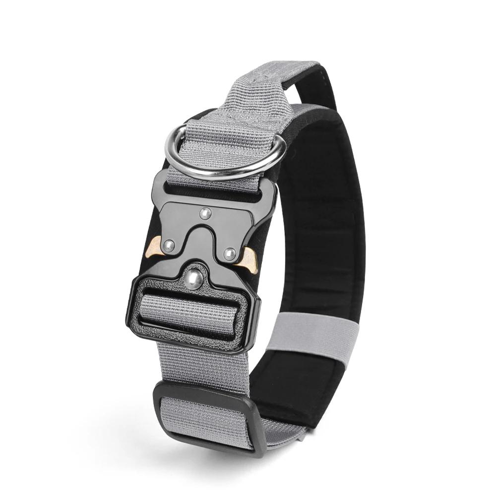 High Quality Big Dog Collars with Metal Buckle Handheld Pet Collar for Medium Large Dogs German Shepherd mascotas Accessories