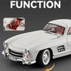 1/18 Mercedes-Benz 300SL Supercar Alloy Model Car Toy Diecasts Metal Casting Sound and Light Car Toys for Children Vehicle