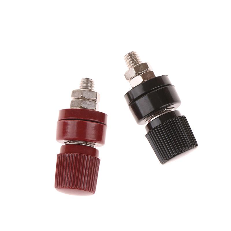 M6 Terminals Brass Posts Terminal Blocks Type 333 Thread Screw Red And Black 6Mm Temperature Copper Screw