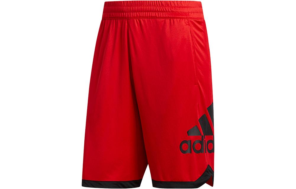 

Adidas Basketball Shorts Men s Red Moderate Straight Fit Pants DX6744 M