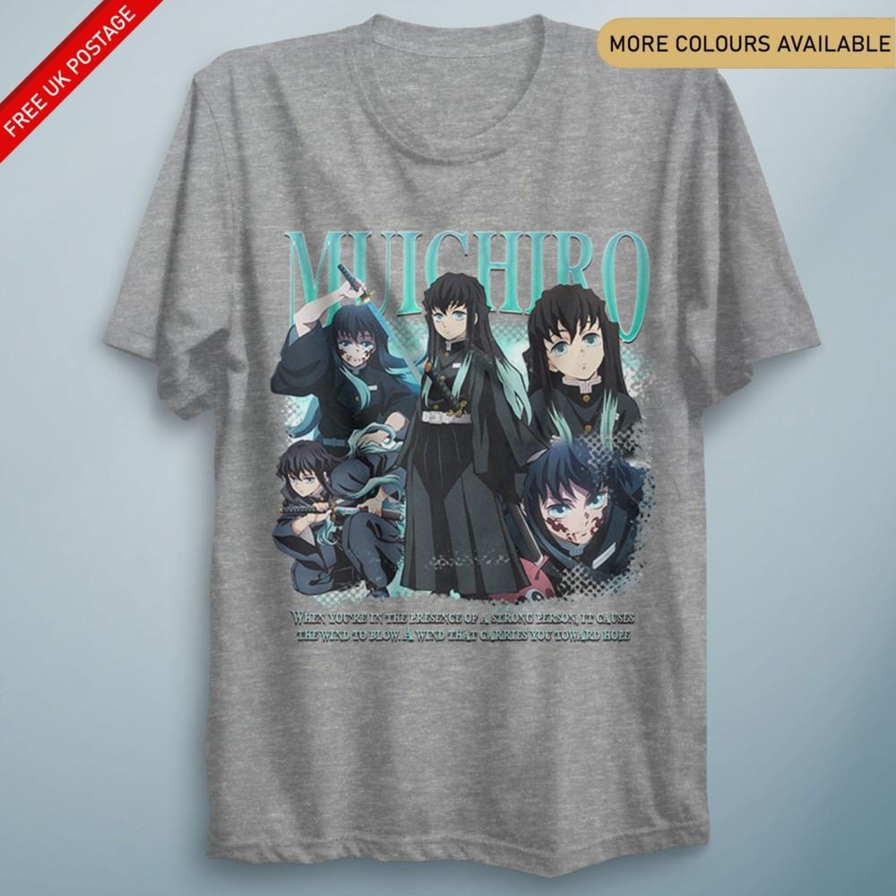 Vintage Mist Breathing TShirt Retro Anime Inspired Graphic Tee Unisex Unisexga