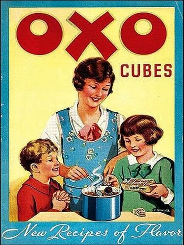 Oxo Cubes Family Vintage Advertisement Retro Metal Sign Wall Decor A