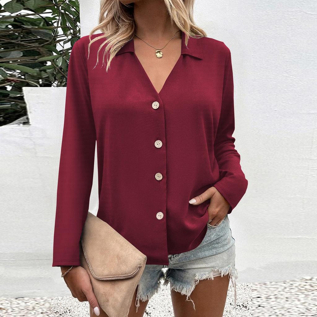 T Shirts For Women Pleated V-Neck Dressy Casual Blouses Printing Short Sleeve Summer Tops Loose Fit
