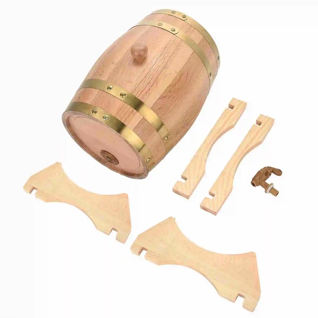 10L 5L 3L 1.5L Oak Barrel Vintage Wood Oak Timber Wine Barrel for Beer Whiskey Rum Port