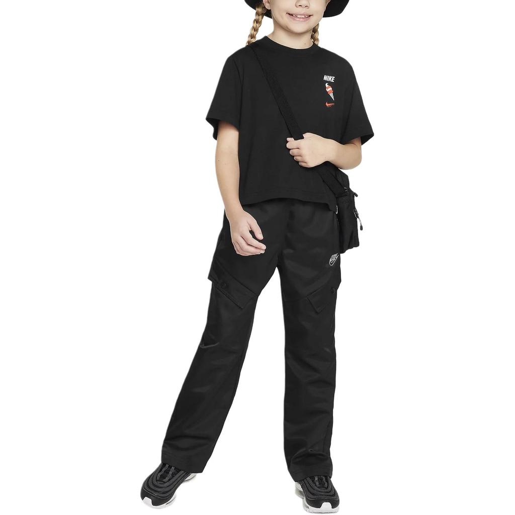 Nike T Shirt Sportswear Black Kids' FV5495-010