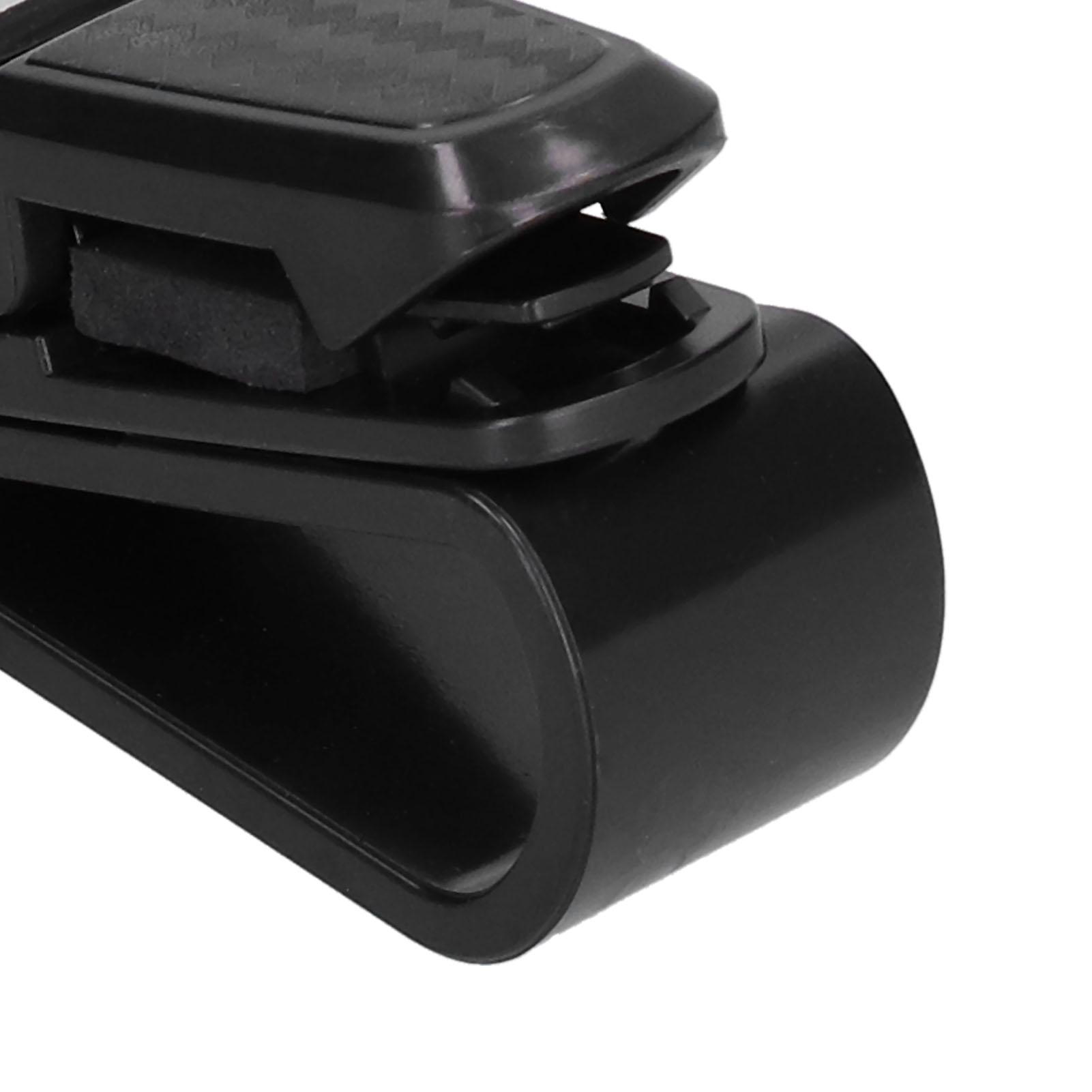 

Car Sun Glasses Clip Carbon 180 Rotatable Sunglasses Cards Hold