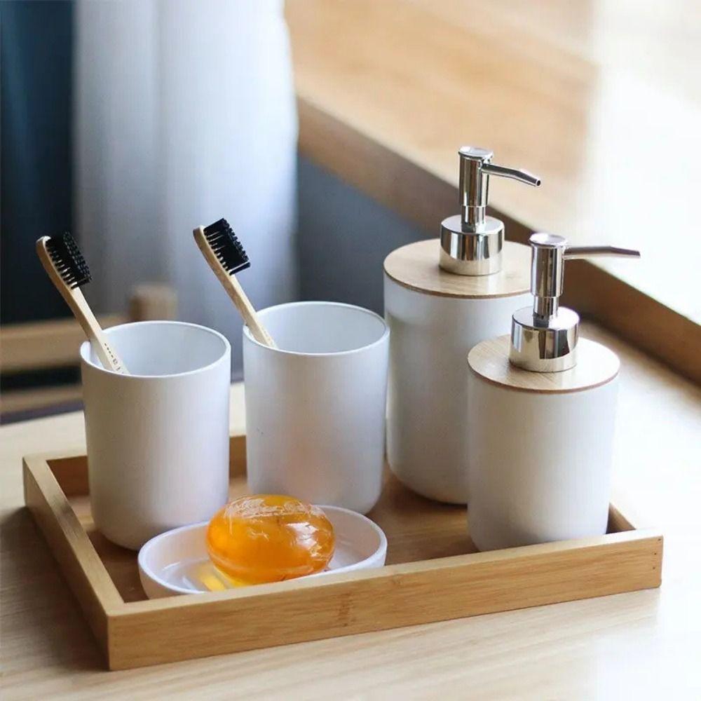 Hand Press Type Hand Sanitizer Bottle Plastic Pump Bath Lotion Pump Jar  Countertop