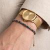Women Bracelet Adjustable Length Natural Stone Beads Bracelet Bohemia Style Stackable Bracelet Versatile Jewelry Accessory