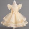 Little Girl's Puffy Princess Dress - Wedding, Birthday, Piano Performance Summer Outfit