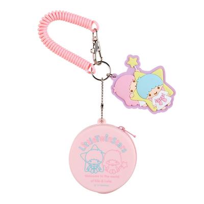 Little Twin Stars Silicone Mini Case Charm Kiki and X X Character 240044 Keychain, Lala, 6.5 6.5 3cm,