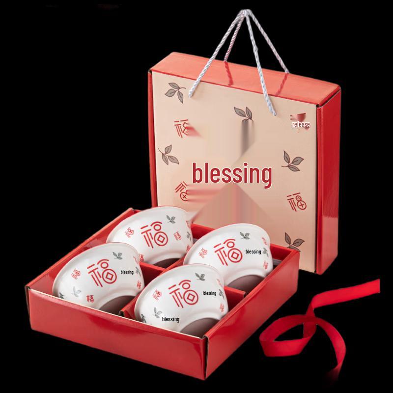 Lucky Blessings Ceramic Tableware Gift Set