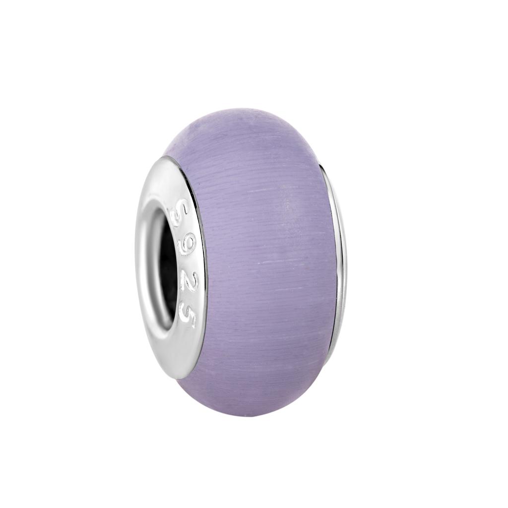 Trendy Copper Colorful Matte Murano Charm Fit Original Bracelet Cute Footprint Glass Beads Women Necklace Jewelry