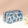 Transparent Cosmetic Bag PVC Cartoon Pattern Cosmetic Bag Women's Waterproof And Oil-proof Zipper Beauty Bag Travel Toiletry Bag