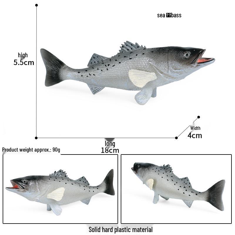 Ocean Wildlife Simulation Toy Set: Sea Turtle, Shark, Whale, Sea Lion, Tiger Shark, Manta Ray, Seal, Grouper.