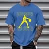 European and American men's trend simple style 3D digital printing short-sleeved T blood, can be sent on behalf of one piece