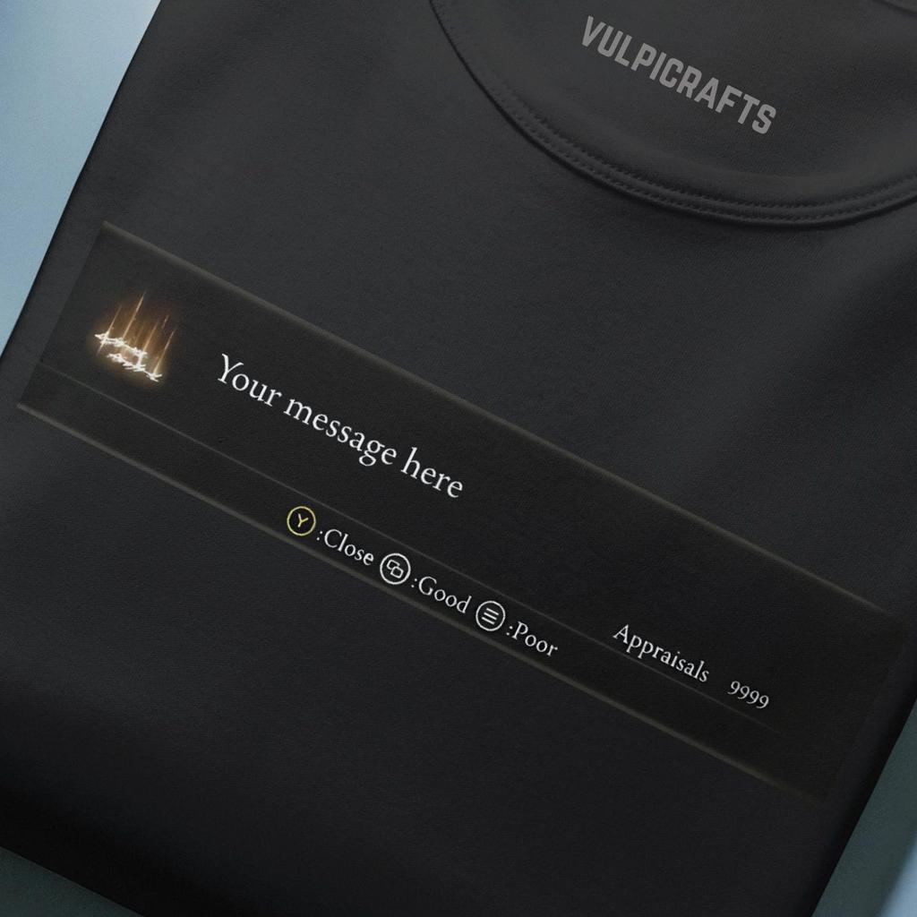 Personalized Elden Ring Shirt: Custom Soulslike Meme Tee - Organic Cotton