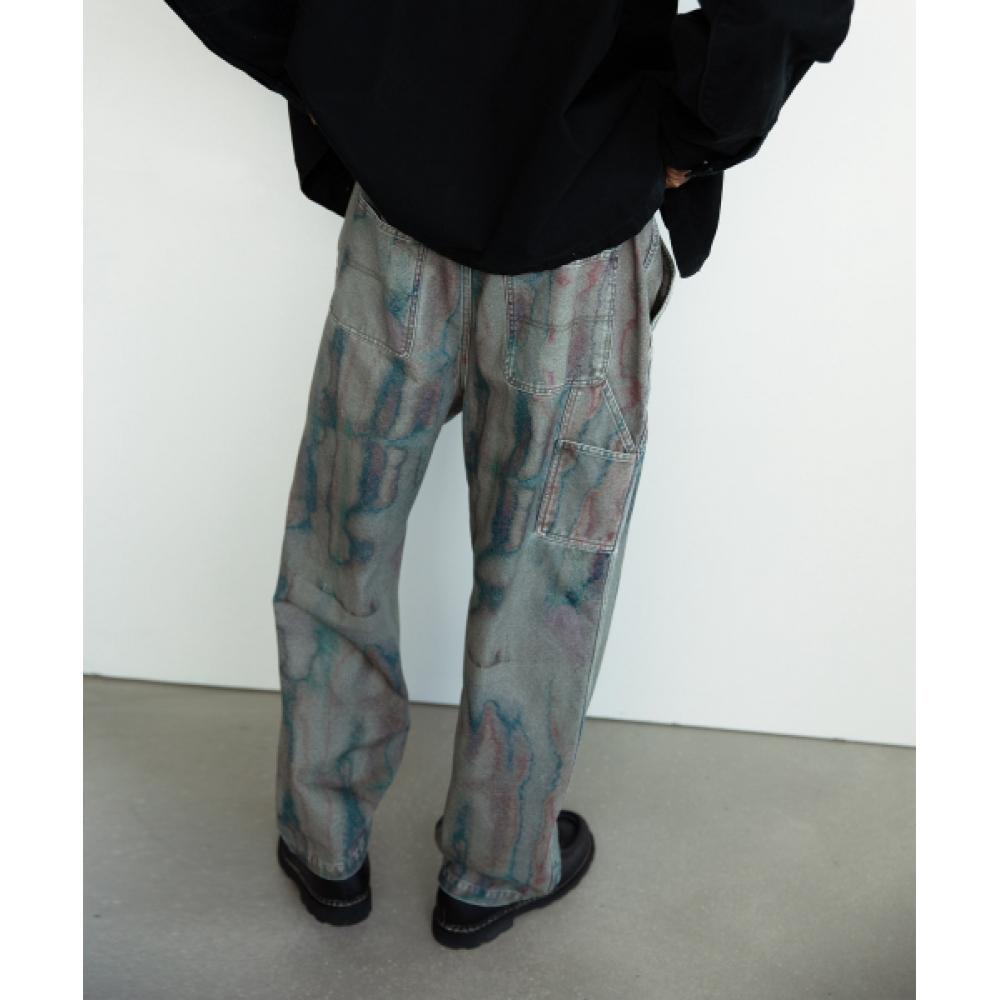 Thisisneverthat Blurred Flow Pant Olive