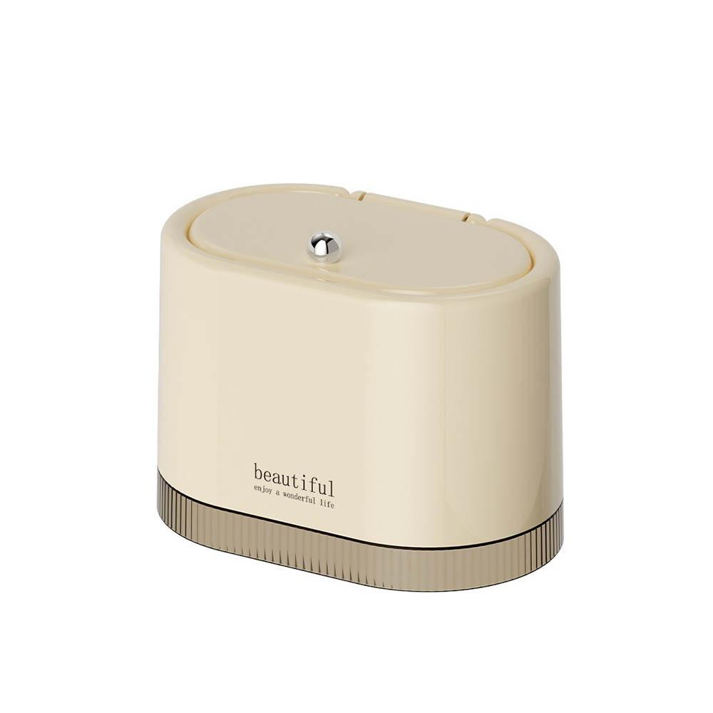 Large Capacity Desktop Garbage Bin Press Style Desktop Trash Can  Desktop Ornaments