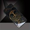 Black Gold Life Tree Pattern Tempered Glass Phone Case Suitable for Samsung for Galaxy S25 S24 S22 S21 S20 FE Ultra Plus 4G 5G