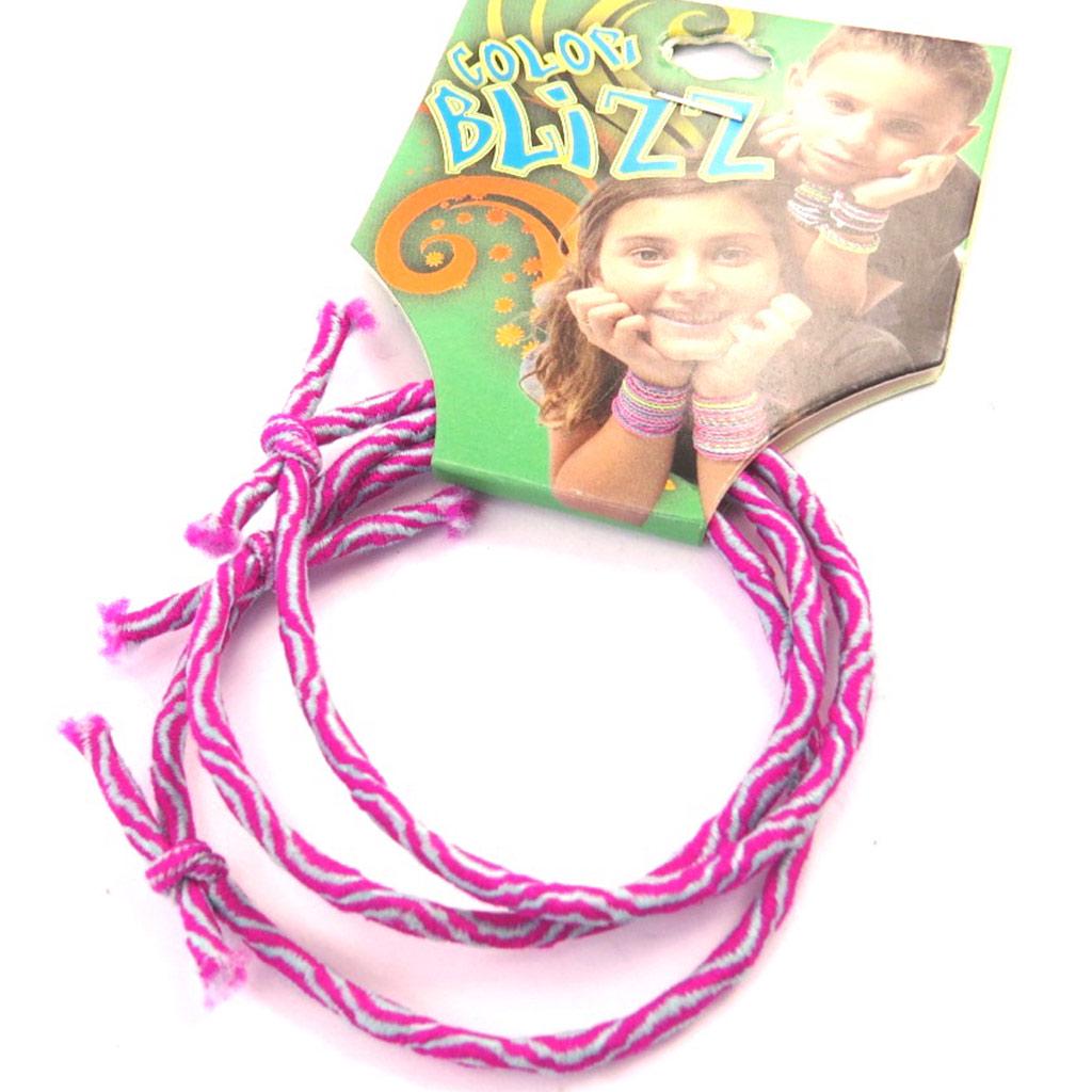 Les Trésors De Lily [M5315] - 3 bracelets élastiques 'Coloriage' rose