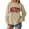 Weihnachts-T-Shirts und Sweatshirts, Damen-Sweatshirts, Langärmelige Pullover-Sweatshirts, Damen-Langarmtops