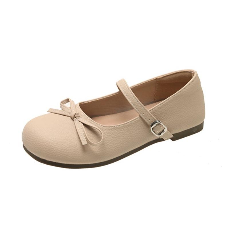 Fashion Bow Women Shallow Flats Shoes Designer Classical Elegant 2025 Autumn Shoes Fad Buckle New Trends Sneakers Casual Cozy Zapatos