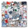 55 Waterproof Cartoon Winter Stickers for Stationery and Decorations.