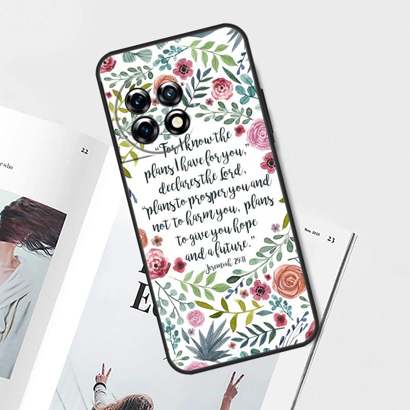 Bible Verse Case For OnePlus Nord CE 5 2 3 4 Lite N30 OnePlus 11 12 13 15 13T 13R 10T 12R 9 10 Pro Cover