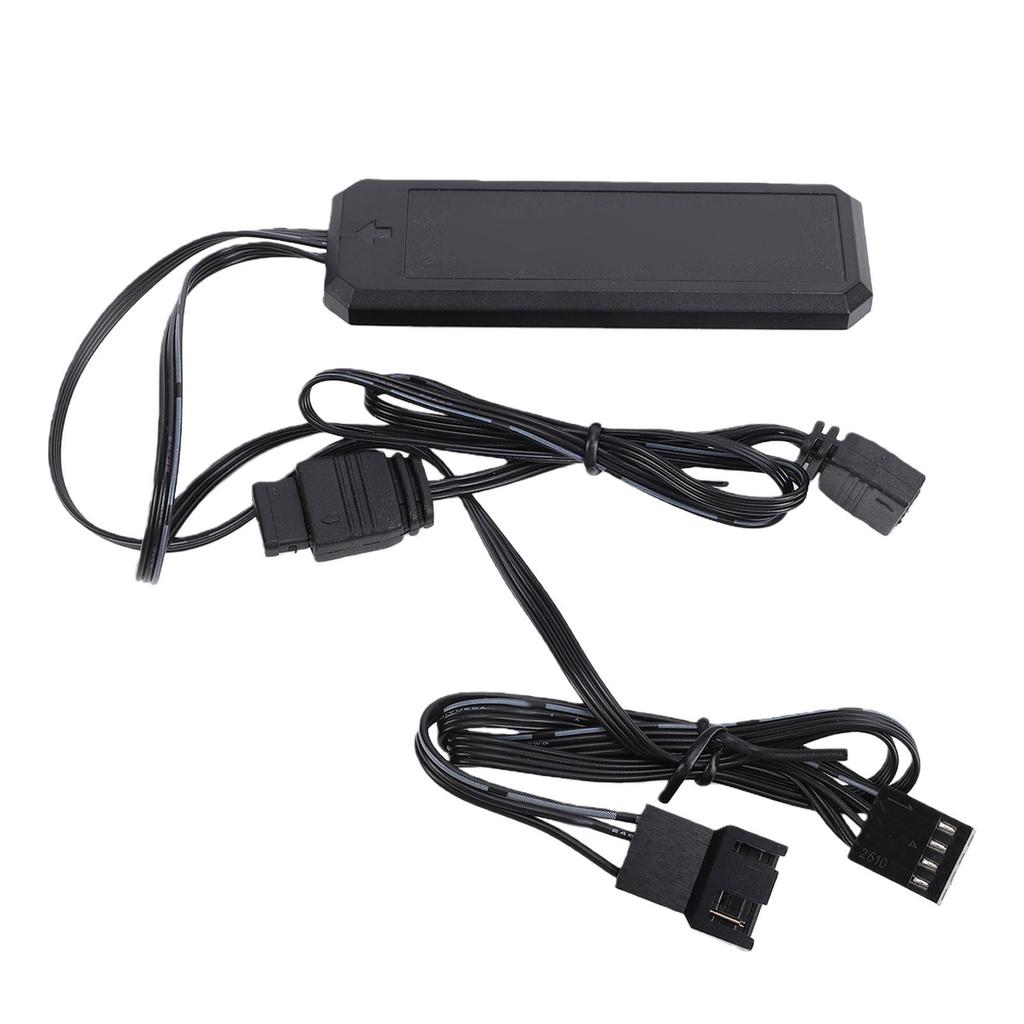 ARGB Splitter Verlängerungskabel 3-Pin 5V Adressierbares RGB Verlängerungskabel zum Erweitern von PC Lüfter LED Licht Schwarz