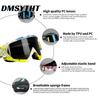 Non-polarized Motorcycle Goggles for Men Women Motocross Glasses Safety Protective Night Vision Helmet Goggles Vintage Driving Eyeglasses