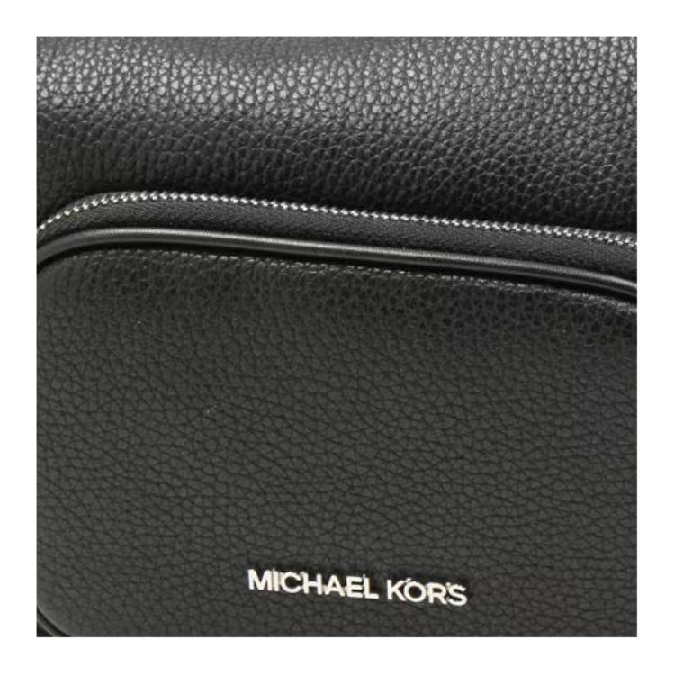 Michael Kors Mk Pkt Shoulder Zip Closure Leather Tote Bag Women Tote Bags Black 35R6S0WS8L-BLACK