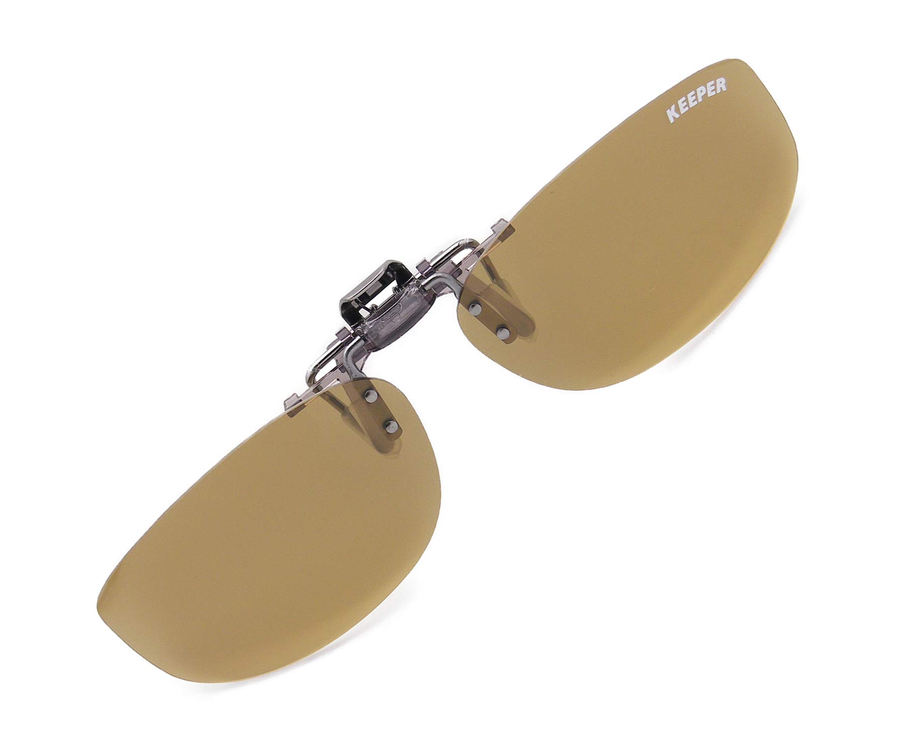 

Зроблено в Японії Сонцезахисні окуляри з поляризованим фартухом і кліпсою поверх окулярів із захистом від ультрафіолетового випромінювання Ультралегкі відкидні окуляри унісекс, широкі горизонтальні окуляри [cliponkeeper] світло-коричневого кольору