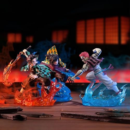 Demon Slayer: Kimetsu no Yaiba XrossLink Figures  Tanjiro Kamado ,  Giyu Tomioka ,  Akaza  - Infinity Castle Arc - Complete Set of 3